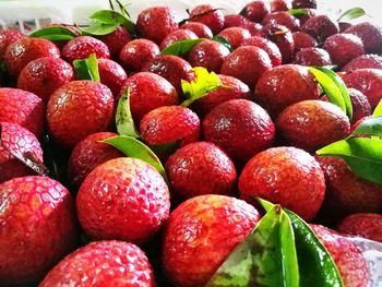 Close-up of strawberries