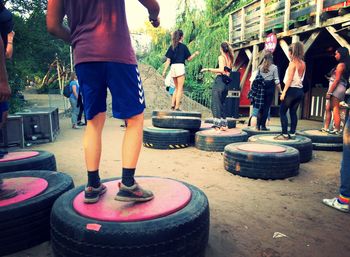 Close-up of young woman