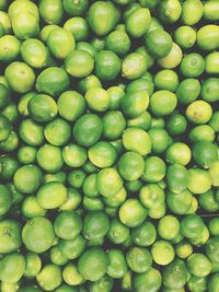 Full frame shot of green fruits