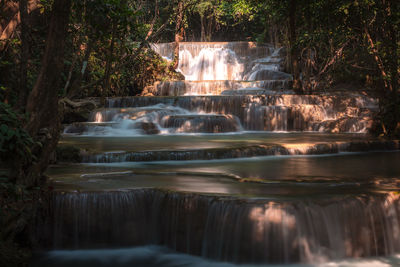 Waterfall in forest