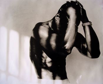 Woman looking at camera