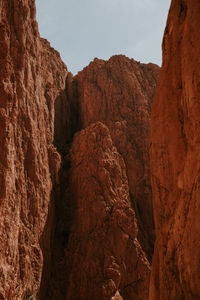 Scenic view of rocky mountains against sky