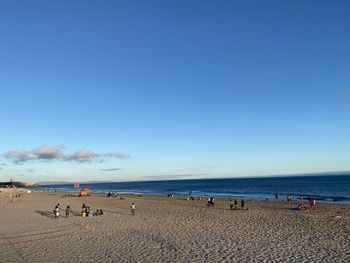 Group of people on beach