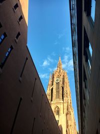 Low angle view of cathedral against sky