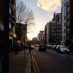 View of city street