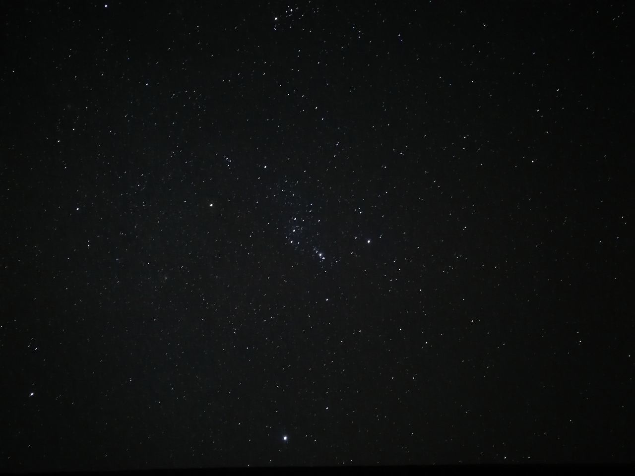 SCENIC VIEW OF STAR FIELD AGAINST SKY