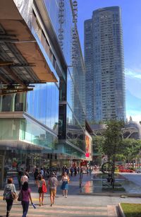 Low angle view of modern building