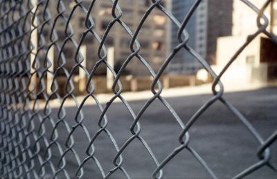 Close-up of chainlink fence