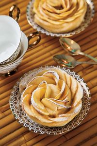 High angle view of cake on table