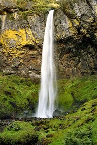 View of waterfall