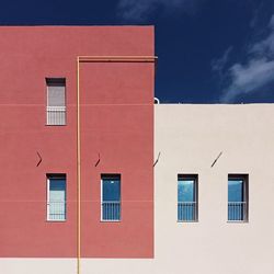 Low angle view of building against sky