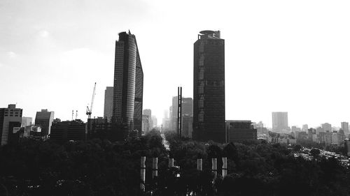 Modern buildings against sky