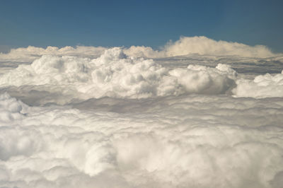 Low angle view of clouds in sky