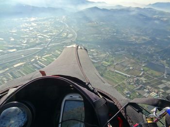 Aerial view of landscape