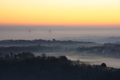 Misty Sunset