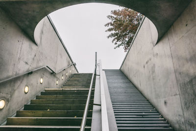 Staircase against sky