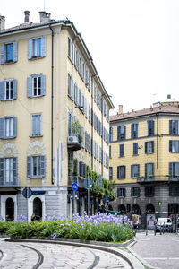 Residential building against sky