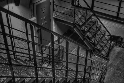 A prison door in the library