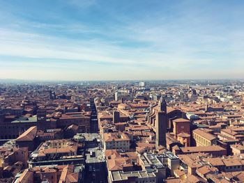 High angle view of cityscape