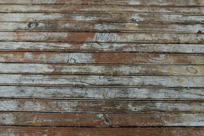 Full frame shot of weathered wooden wall