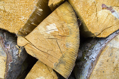 Firewood and wooden background photo. texture of the piled wood. pattern of the wood.