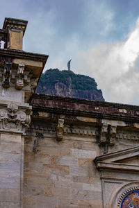 Low angle view of historical building against sky