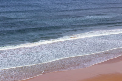 High angle view of beach