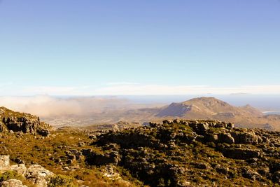 Scenic view of landscape against sky