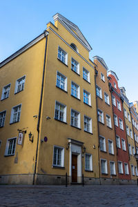 Low angle view of building against sky