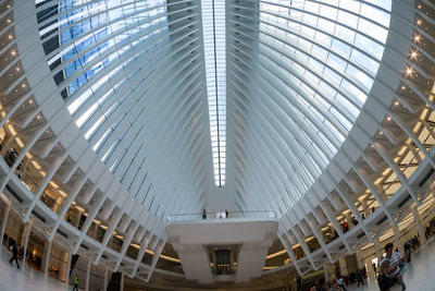 Low angle view of ceiling