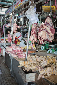 Full frame shot of market stall for sale