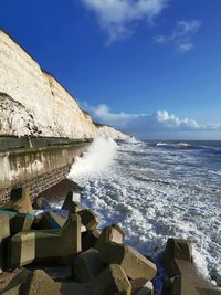 Panoramic view of sea against sky