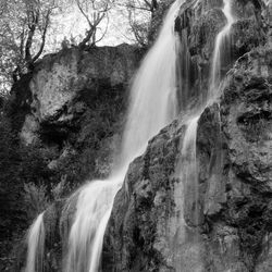 River flowing through rocks