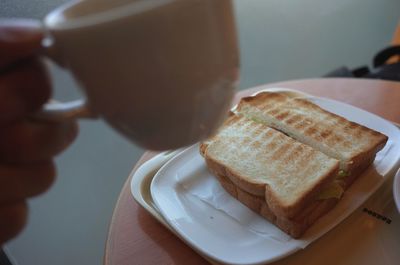 Close-up of food in plate