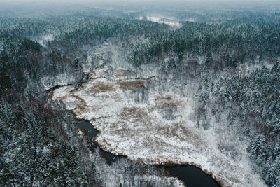 Aerial view of landscape