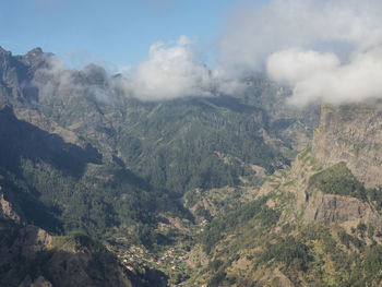 In the mountains of madeira