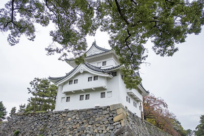 Low angle view of building against sky