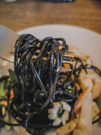 Close-up of food in plate