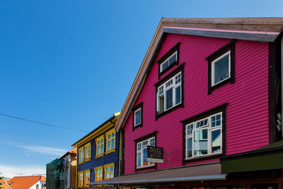 Low angle view of building against sky