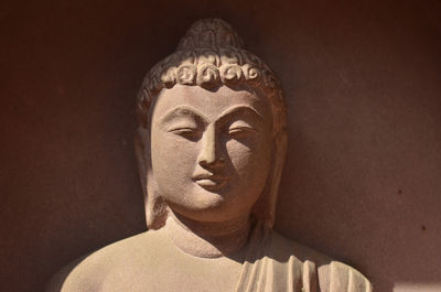 Close-up of buddha statue