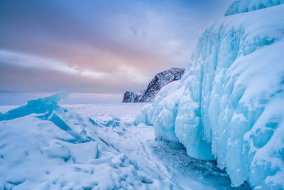 Ice formations ii lake baikal - russia