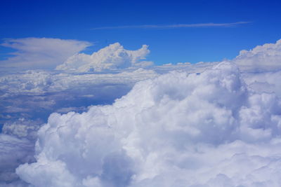 Low angle view of clouds in sky