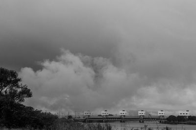 Scenic view of storm clouds in sky