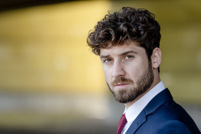 Portrait of young man