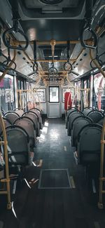 Interior of train