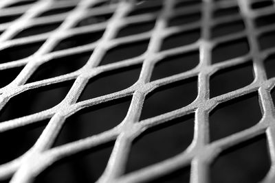 Full frame shot of metal grate