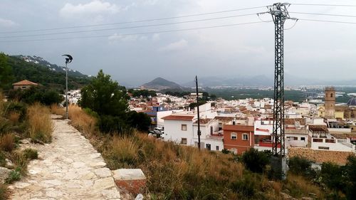 View of city against sky