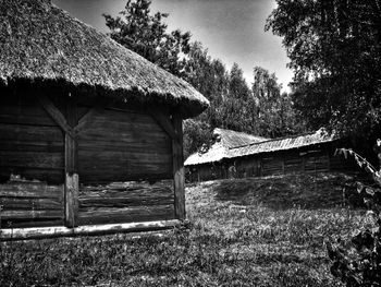 Old built structure against the sky