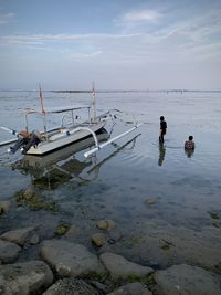 People on sea