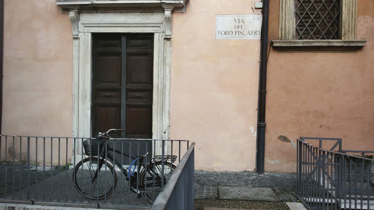 Bicycle built structure Roma, Italy